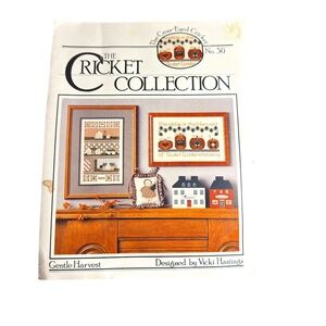 Gentle Harvest The Cricket Collection Cross Stitch Pattern NO 30 Pumpkin Fall